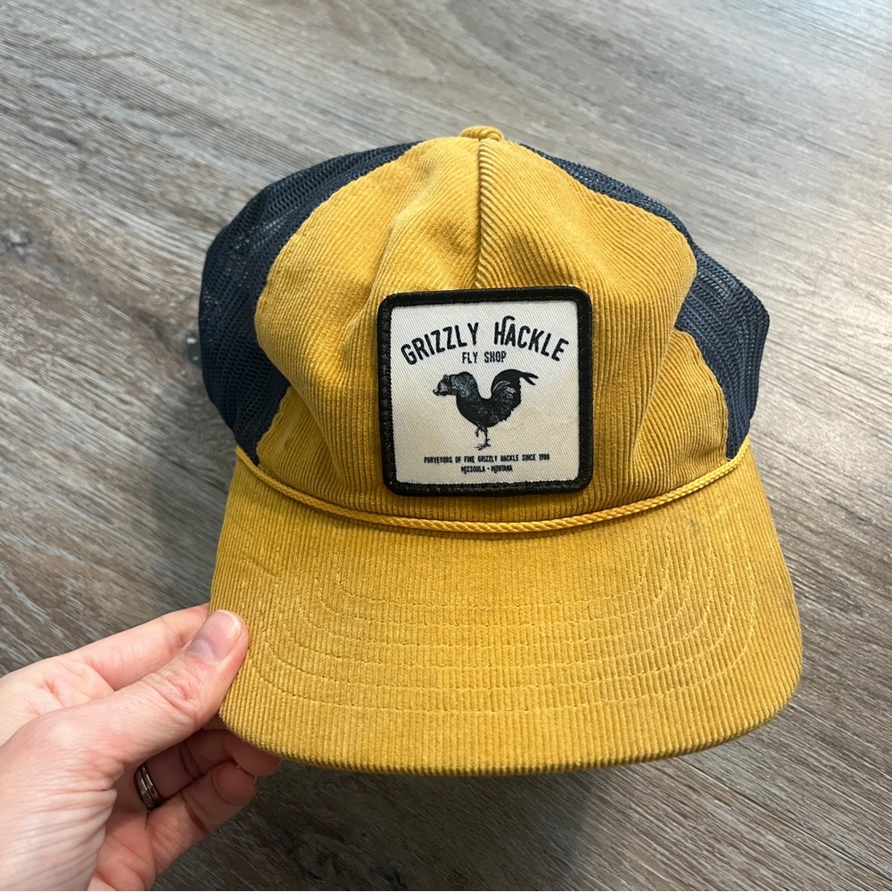 Grizzly Hackle fly shop hat